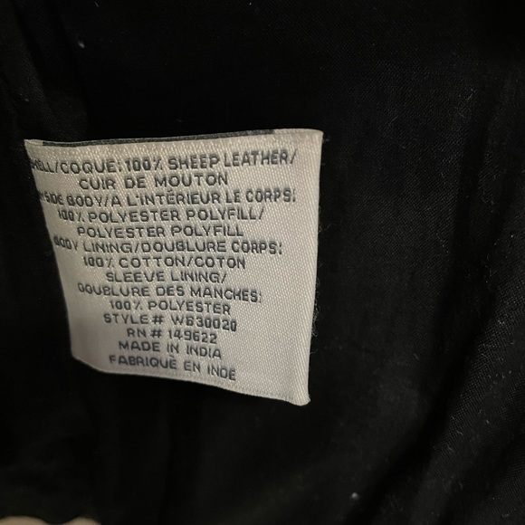 WALTER BAKER Leather Puffer Jacket - Picture 14 of 16